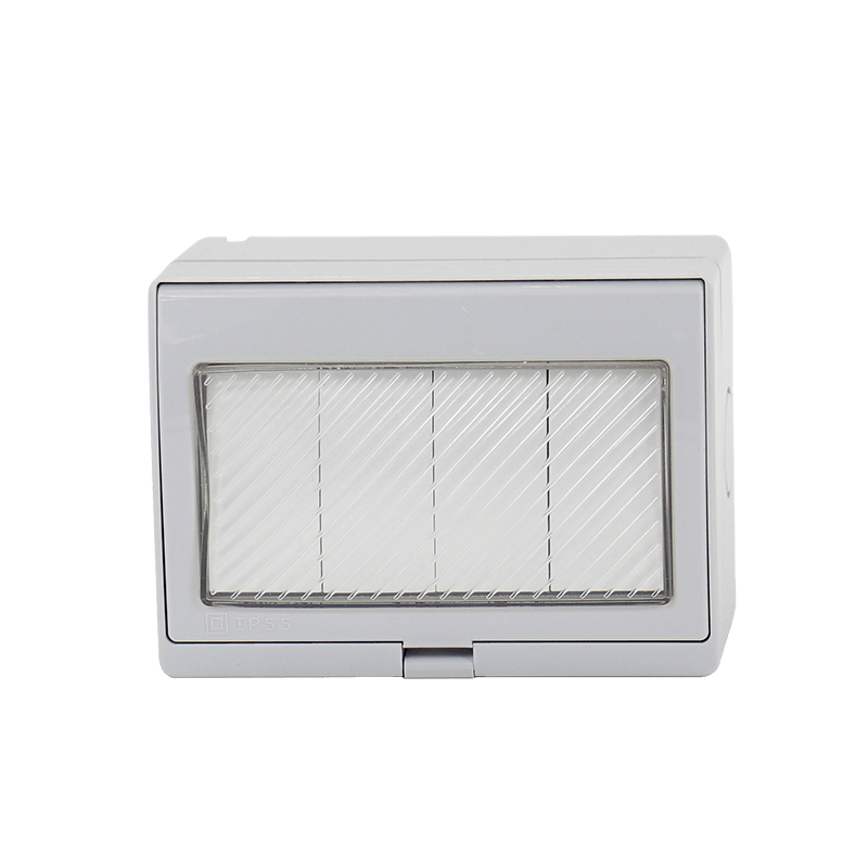 IP55 waterproof socket four-position switch
