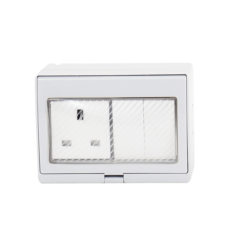 IP55 waterproof socket two-position switch+British style