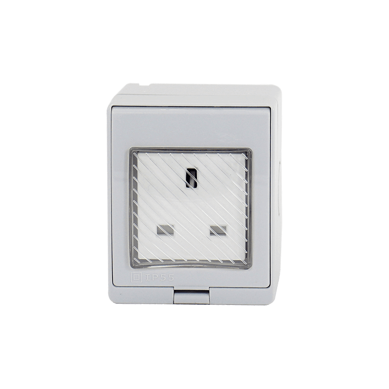 IP55 waterproof socket one-position British style