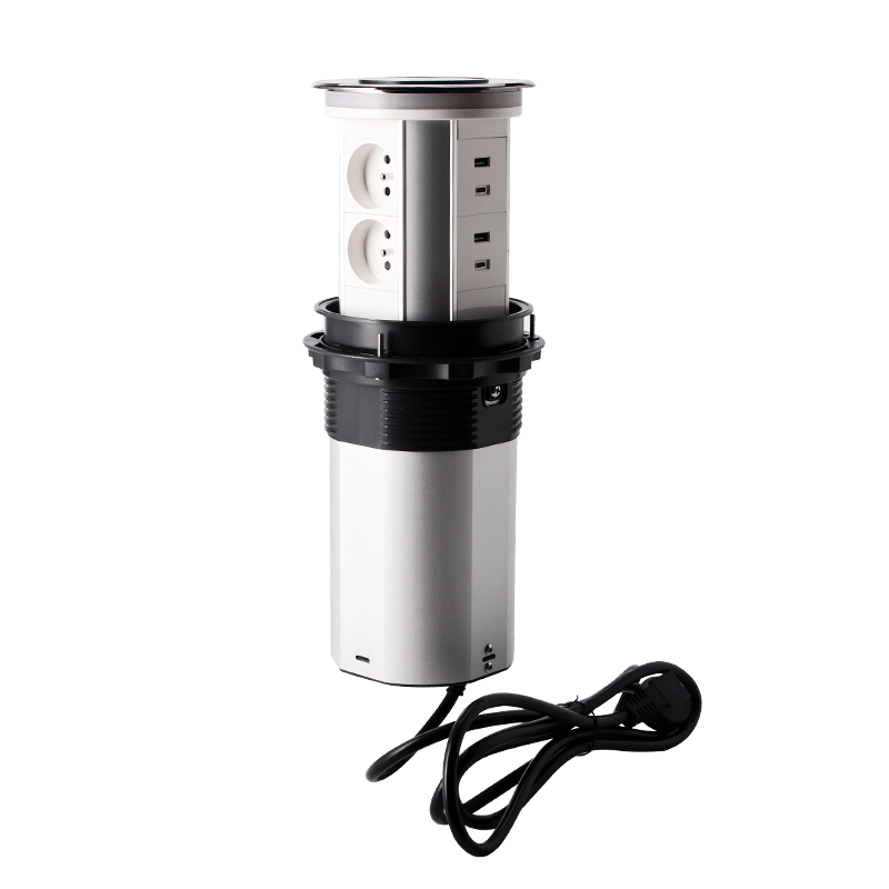 WiFi smart lift socket six-position French style