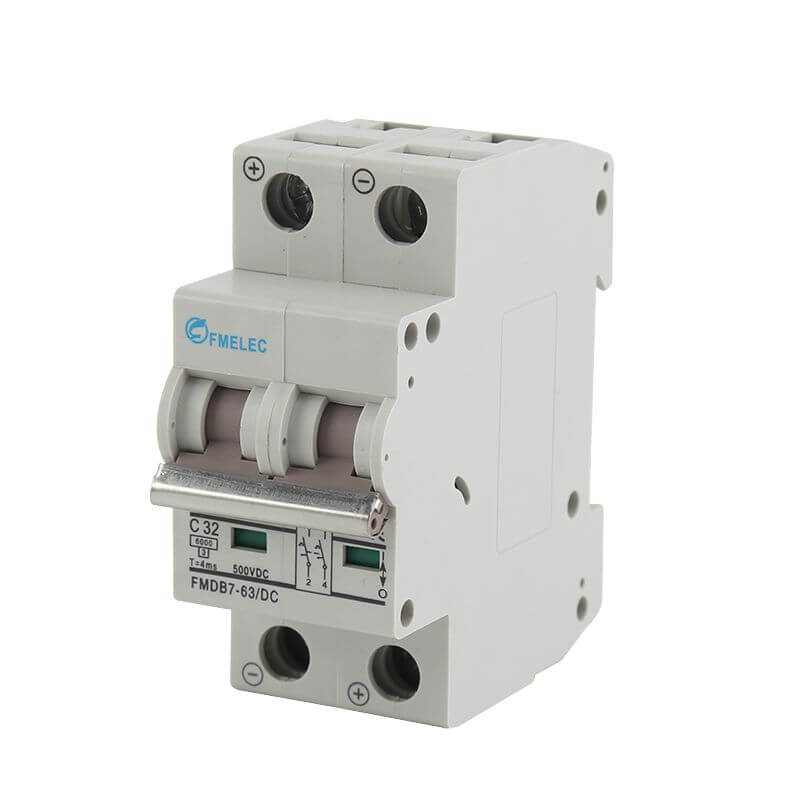Relevant operating specifications of photovoltaic DC circuit breakers